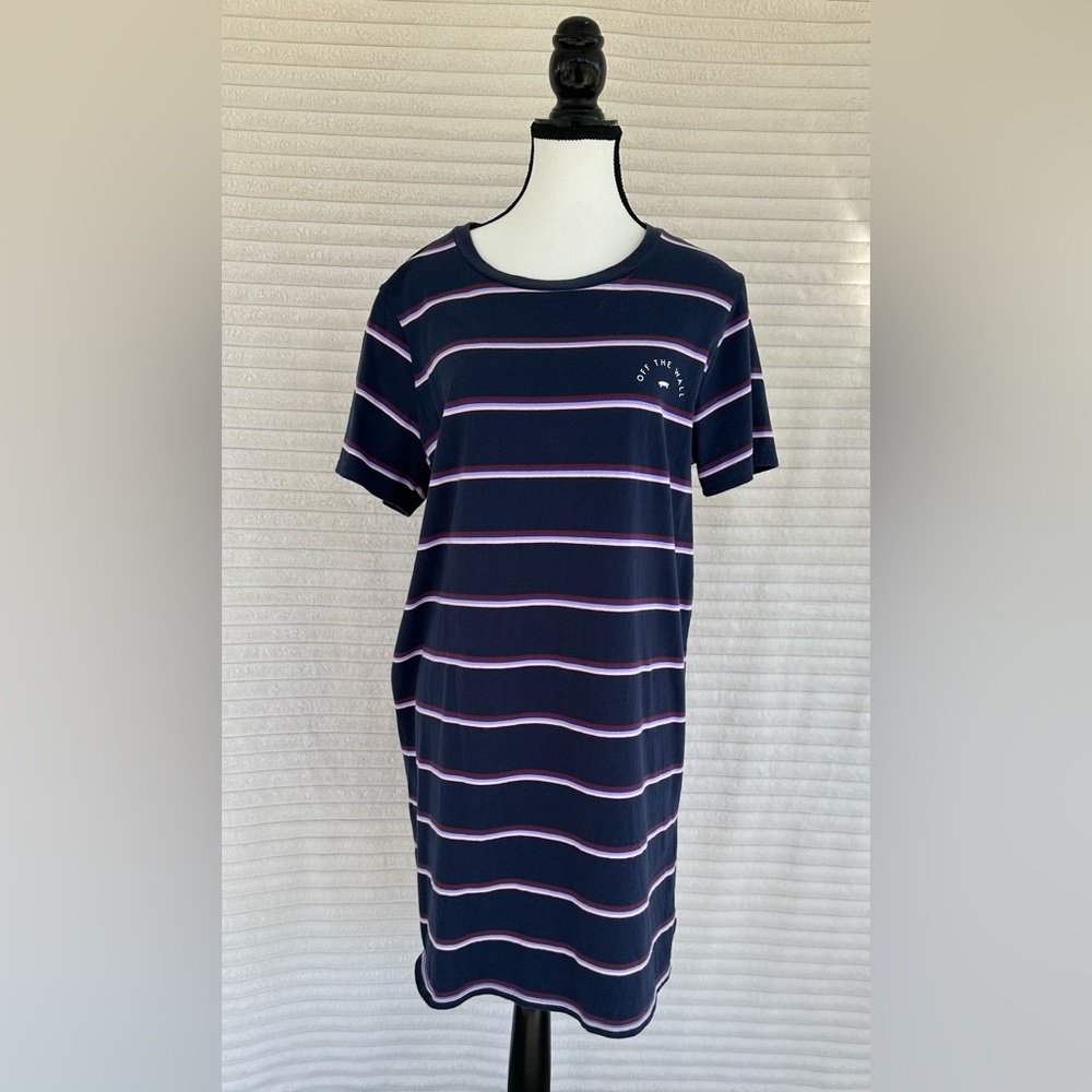 Vans XL Chromatic Stripe T-Shirt Dress